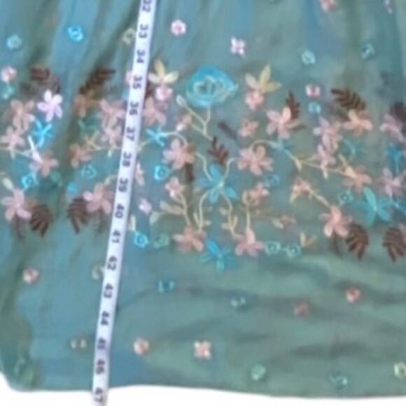 1X Boho Dress Plus Size Embroidered Dress One Size Boho Homecoming Dress Fairy - Picture 17 of 17